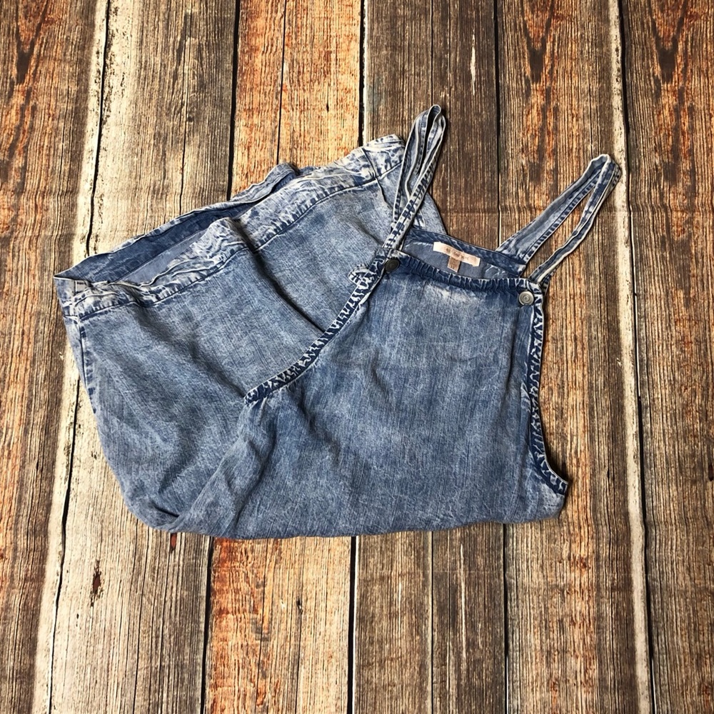 Skies are Blue denim stonewash jumper, sz XS